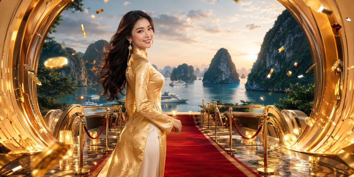 Khung cảnh Vịnh Hạ Long buổi chiều gắn với trải nghiệm cá cược thể thao trực tuyến