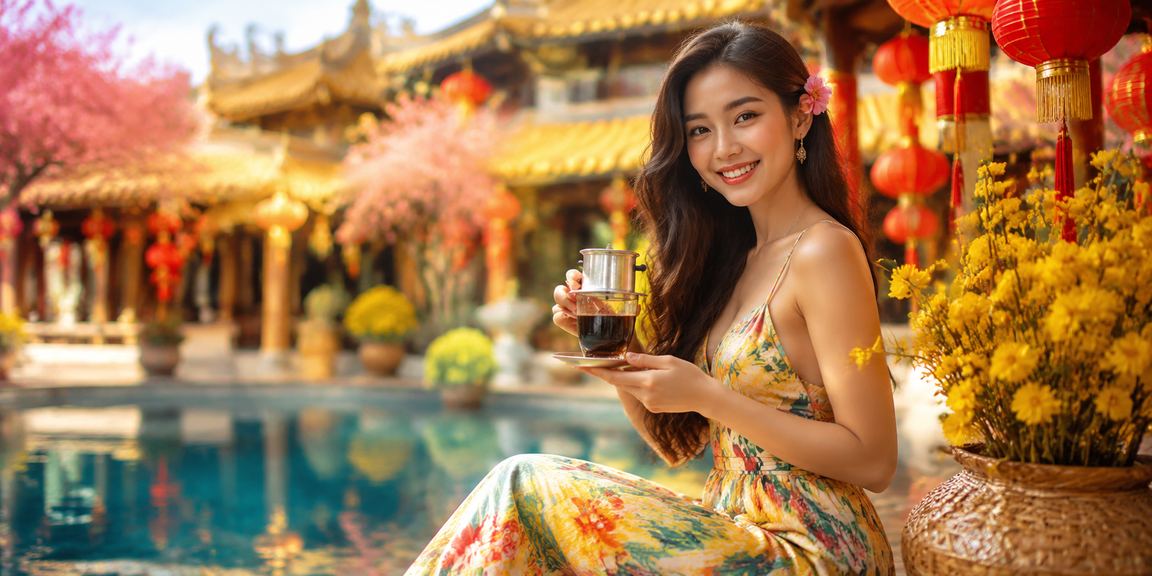 Trải nghiệm VIP và ưu đãi đặc biệt tại Huế bên tách cà phê buổi chiều